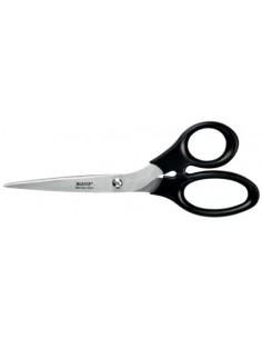 Leitz Tijeras de Acero Inoxidable 20cm - Agarre Ergonomico - Color Negro