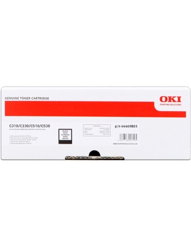 OKI C310 C510 MC351 MC361 Negro Cartucho de Toner Original - 44469803