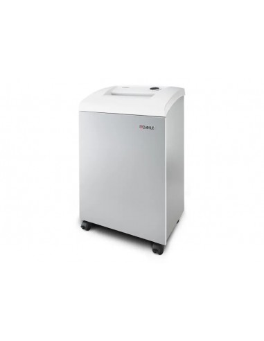 Dahle 106 Destructora de Papel Manual Corte en Tiras P-2 - Destruye hasta 22 Hojas - Papelera de 60L - Ruedas Giratorias con