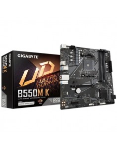 Gigabyte B550M K Placa Base AMD AM4 4xDDR4 - M.2-SATA-PCIe4.0 - HDMI-DisplayPort-RJ-45-USB 3.2 - MicroATX