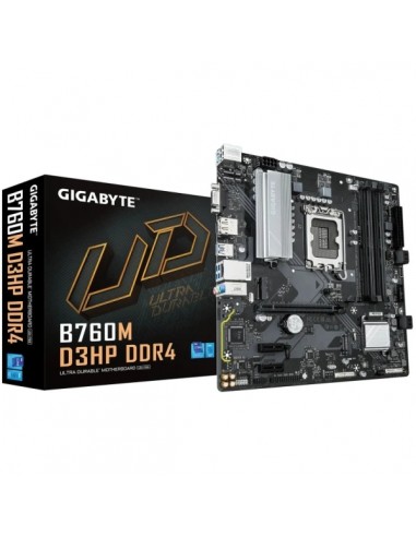 Gigabyte B760M D3HP Placa Base Intel LGA1700 4x DDR4 - M.2-SATA-PCIe3.0-HDMI-Displayport-USB 3.2 - MicroATX