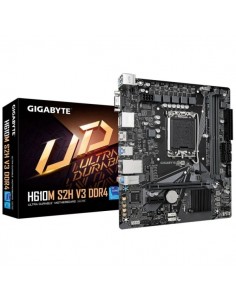 Gigabyte H610M S2H V3 Placa Base Intel1700 2x DDR4 - M.2-SATA-PCIe4.0 - HDMI-DisplayPort-VGA-RJ-45-USB 3.2 - MicroATX