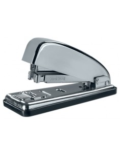 Petrus 226C Grapadora Metalica - Hasta 30 Hojas - Grapado Cerrado-Abierto y Clavado - Color Cromado