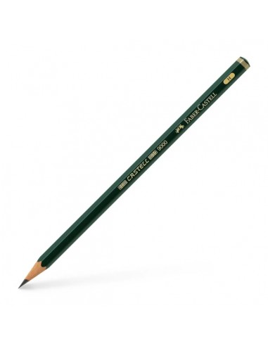 Faber-Castell Castell 9000 Lapiz de Grafito H - Mina Resistente a la Rotura - Ecologico
