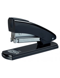 Petrus 2002 Grapadora Metalica Retro - Hasta 30 Hojas - Grapado Cerrado-Abierto y Clavado - Color Negro