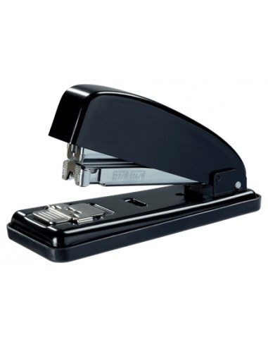 Petrus 226 Grapadora Metalica - Hasta 30 Hojas - Grapado Cerrado-Abierto y Clavado - Color Negro