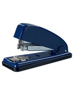 Petrus 226 Grapadora Metalica - Hasta 30 Hojas - Grapado Cerrado-Abierto y Clavado - Color Azul