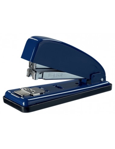 Petrus 226 Grapadora Metalica - Hasta 30 Hojas - Grapado Cerrado-Abierto y Clavado - Color Azul