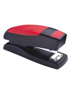 Petrus 435 Golf Grapadora - Hasta 30 Hojas - Grapado Cerrado-Abierto y Clavado - Color Rojo