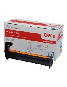 OKI C822 C831 C841 Cyan Tambor de Imagen Original - 44844407 (Drum)