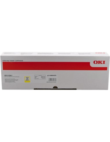 OKI C831 C841 Amarillo Cartucho de Toner Original - 44844505