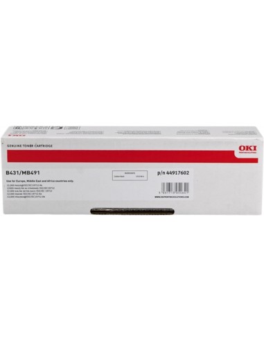 OKI B431 MB461 MB471 MB491 Negro Cartucho de Toner Original - 44917602