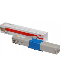 OKI C301DN C321DN MC342DN Amarillo Cartucho de Toner Original - 44973533
