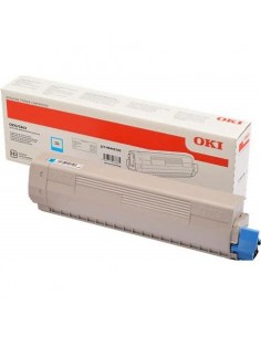 OKI C833 C843 Cyan Cartucho de Toner Original - 46443103