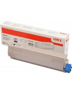 OKI C833 C843 Negro Cartucho de Toner Original - 46443104