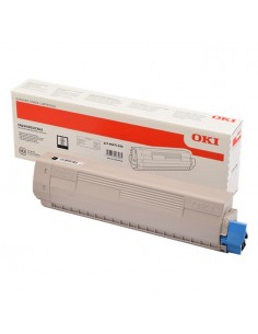 OKI C823 C833 C843 Negro Cartucho de Toner Original - 46471104