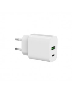 SPC Cargador de Pared USB-C PD-USB-A 20W - Color Blanco