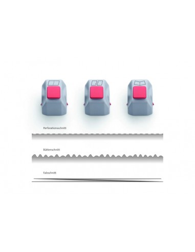 Dahle Pack de 3 Cabezales Creativos de Corte para Cizalla Dahle 507 3-Generacion
