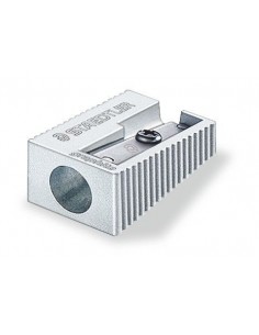 Staedtler Sacapuntas Metalico con Cuchilla de Metal - Angulo de Afilado de 23° - 1 Agujero