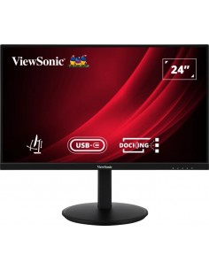 ViewSonic VG2409U-2 Monitor LED 24" IPS Full HD 1080p HDR - Respuesta 4ms - Alavoces 5W - 16 9 - Ajustable en Altura