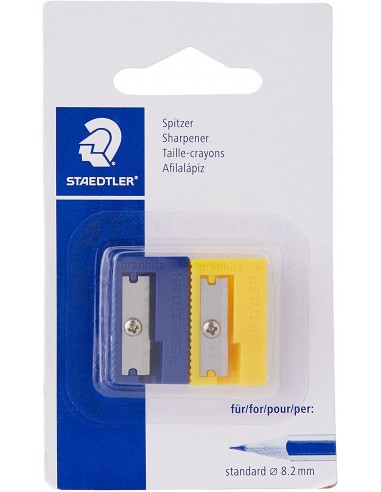 Staedtler 510 50 Sacapuntas de Plástico - Angulo de Afilado 23-- 1 Agujero