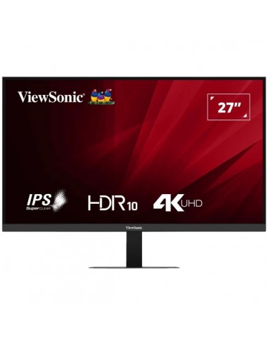 ViewSonic VA2708-4K-HD Monitor LED 27" IPS UHD 4K HDR - Respuesta 4ms - 16 9 - Ajustable de Inclinacion - HDMI-DisplayPort