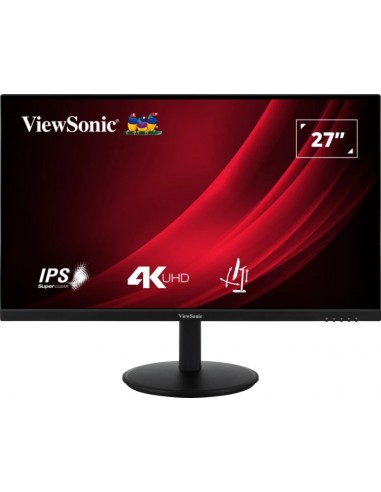 ViewSonic VG2708-4K Monitor LED 27" IPS UHD 4K HDR - Respuesta 4ms - 16 9 - Ajustable de Inclinacion - HDMI-DisplayPort