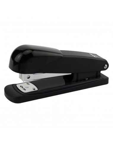 Dohe Grapadora de Sobremesa Metalica - Hasta 20 Hojas - Capacidad 100 Grapas - Color Negro