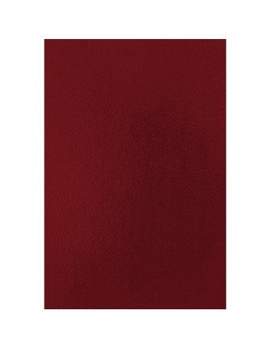 Fellowes Pack de 50 Portadas de Carton Simil Piel A4 - 750 gr - Color Rojo