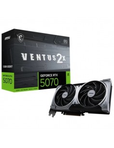 MSI GeForce RTX 5070 Ventus 2X OC Tarjeta Grafica 12GB GDDR7 Reflex 2 RTX AI DLSS4