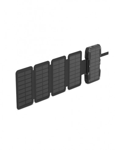 Head Powerbank Solar 10.000mAh 22.5W - Carga Solar con 5 Paneles - Con Power Delivery-Carga Simultanea-Carga Inalambrica -