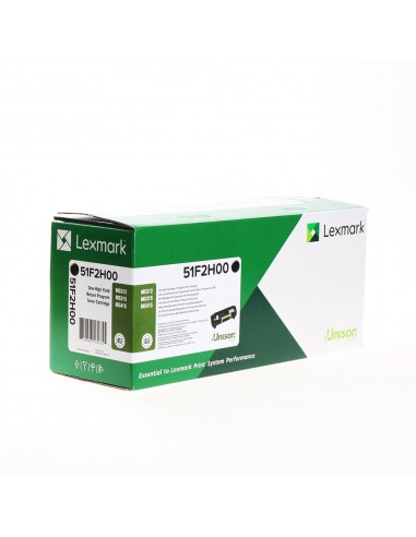Lexmark MS312 MS415 Negro Cartucho de Toner Original - 51F2H0E 512H (Corporate)