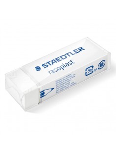 Staedtler Rasoplast 526 B20 Goma de Borrar - Borrado de Alta Calidad - Minimos Residuos - Color Blanco