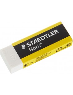 Staedtler Noris 526 N20 Goma de Borrar - Alta Calidad - Minimos Residuos - Color Blanco