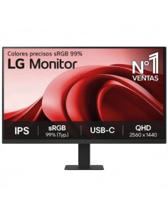 LG 27U631A-B Monitor LED 27" IPS QHD 100Hz HDR - Respuesta 5ms - Ajustable de Inclinacion - HDMI-USB-C - VESA 100x100
