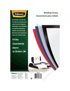 Fellowes Pack de 100 Portadas de Polipropileno A4 - 300 Micras - Muy Resistentes - Transparente