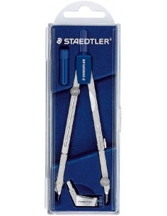 Staedtler Mars 552 02 Compas de Precision - Alargadera Telescopica - Pata Articulada