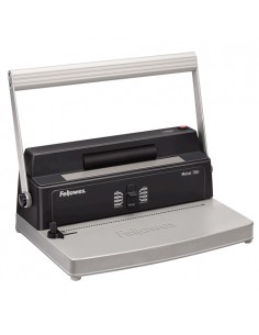 Fellowes Metal 50R Encuadernadora Manual de Espiral A4 - Perfora hasta 12 Hojas - Encuaderna hasta 450 Hojas
