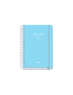 Dohe Serenity Agenda Escolar 25 26 Espiral Wire o A5 - Semana Vista - Papel 80g m2 - 4 Hojas de Pegatinas - Cubierta de