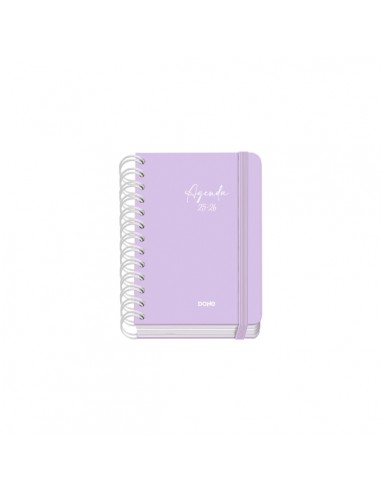 Dohe Serenity Agenda Escolar 25 26 Espiral Wire o A6 - Dia Pagina - Papel 80g m2 - 4 Hojas de Pegatinas - Cubierta de Carton