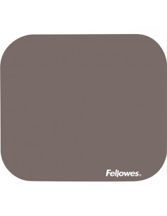 Fellowes Alfombrilla Premium - Base de Goma Antideslizante - Superficie de Poliester - 23.2x19.9cm - Color Gris