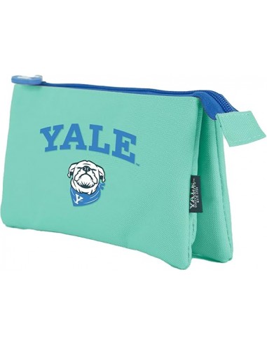 Dohe Yale Dog Portatodo Triple - Cierre Doble con Cremallera y Tirador de Goma