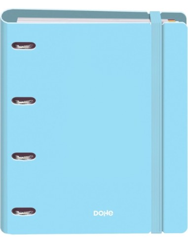 Dohe Serenity Polyfoam Carpeta de 4 Anillas Mixtas de 35mm A4 Recambio 100 Hojas Cuadricula 5mm - Cubierta de Polyfoam 2mm -