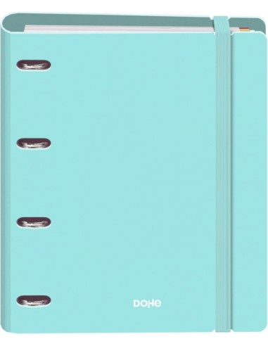 Dohe Serenity Polyfoam Carpeta de 4 Anillas Mixtas de 35mm A4 Recambio 100 Hojas Cuadricula 5mm - Cubierta de Polyfoam 2mm -