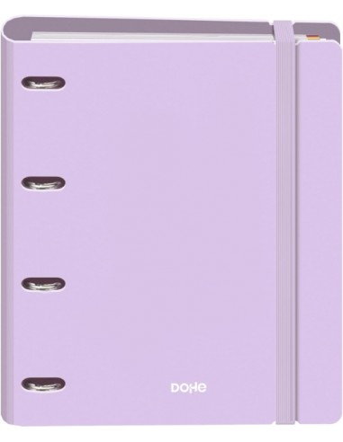 Dohe Serenity Polyfoam Carpeta de 4 Anillas Mixtas de 35mm A4 Recambio 100 Hojas Cuadricula 5mm - Cubierta de Polyfoam 2mm -