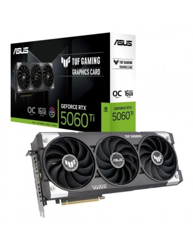 Asus GeForce RTX 5060 Ti TUF Gaming OC Tarjeta Grafica 16GB GDDR7 Reflex 2 RTX AI DLSS4