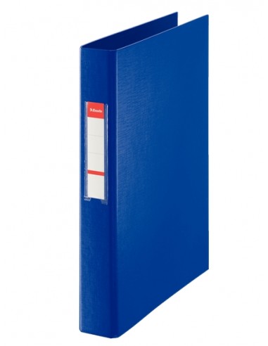 Esselte Carpeta de Anillas - Formato Folio - Capacidad para 190 Hojas - 2 Anillas de 25mm - Color Azul