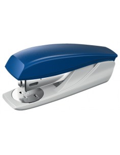 Petrus 210 Grapadora - Hasta 25 Hojas - Extrae Grapas Integrado - Grapado Abierto-Cerrado y Clavado - Color Azul