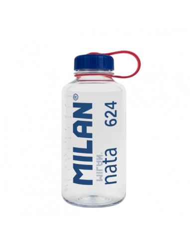 Milan Nata® 624 Botella de Tritan 1L - Muy Ligera - Dosificador Extraíble - Escala de Medida - Libre de BPA -