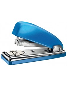 Petrus 226 Grapadora Metalica - Hasta 30 Hojas - Grapado Cerrado-Abierto y Clavado - Color Azul Metalizado